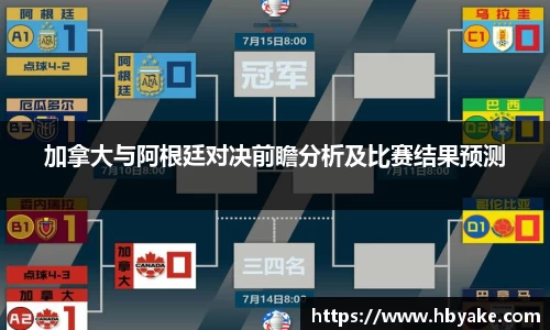 加拿大与阿根廷对决前瞻分析及比赛结果预测